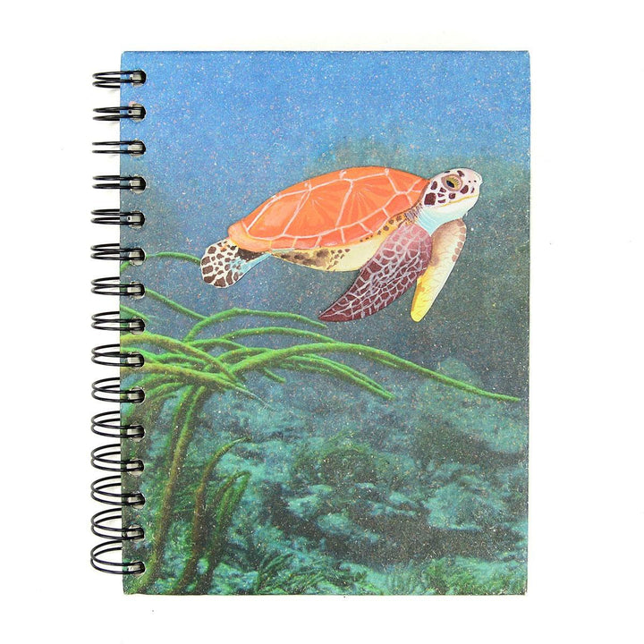 Mr. Ellie Pooh notebook with a sea turtle