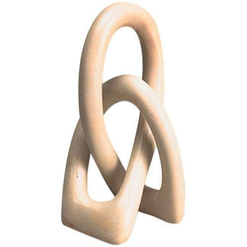 A Soapstone wedding sculpture on a white background 