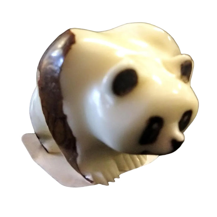 a tagua nut panda