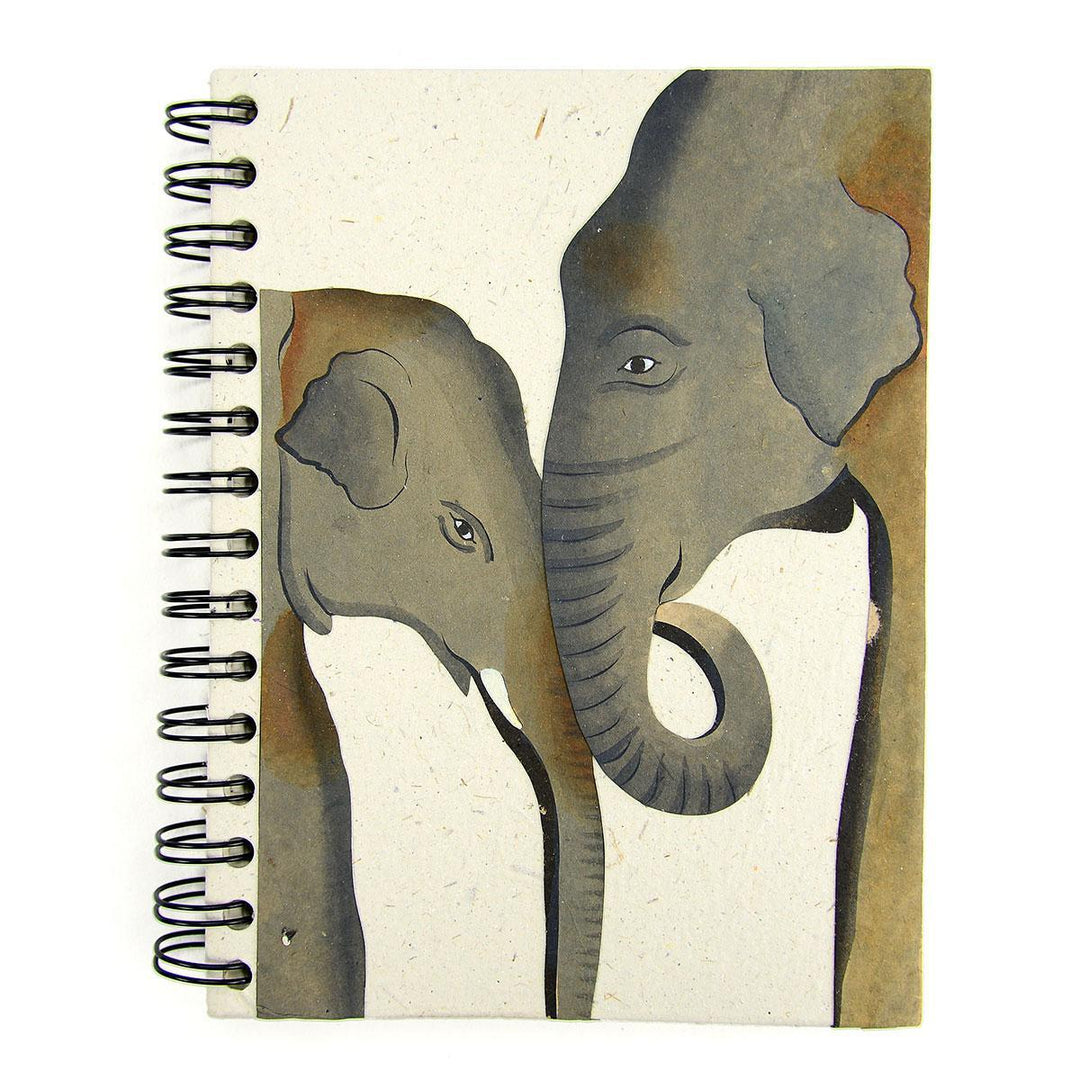 two elephants on a Mr. Ellie Pooh notebook