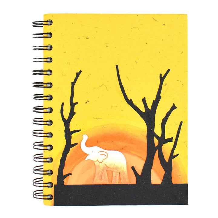Yellow Mr. Ellie Pooh notebook with elephant
